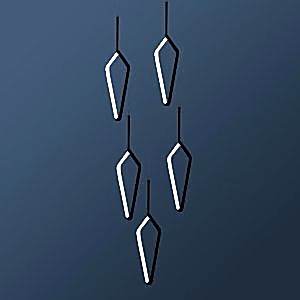 Beşli Üçgen Modern Sarkıt